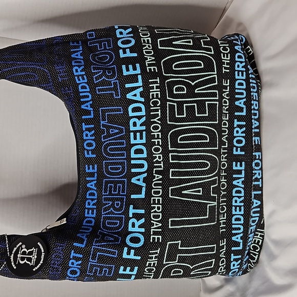 ROBIN RUTH CANVAS TOTE BAG " FORT LAUDERDALE THEME - Picture 2 of 8